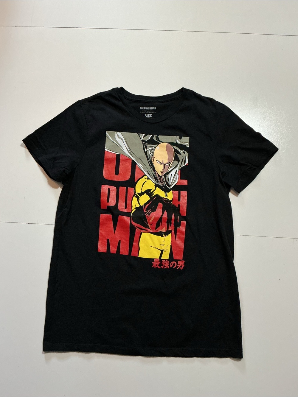One Punch Man Superhero Manga Yusuke Murata VIZ Media Black T-Shirt